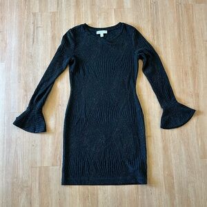 Michael Kors Womens Metallic Bodycon Dress